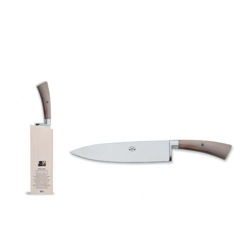 Coltello da chef con manico in corno - 9205 - COLTELLERIE BERTI - con lama in acciaio inossidabile