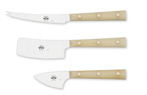 Coltello da formaggio con manico in PMMA - 42 Series - COLTELLERIE BERTI - con lama in acciaio inossidabile