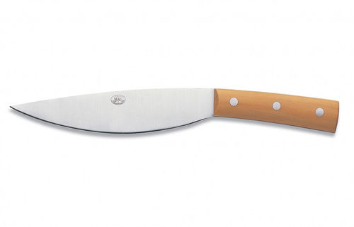 Coltello da formaggio con manico in legno - Pontormo  - COLTELLERIE BERTI - con lama in acciaio inossidabile