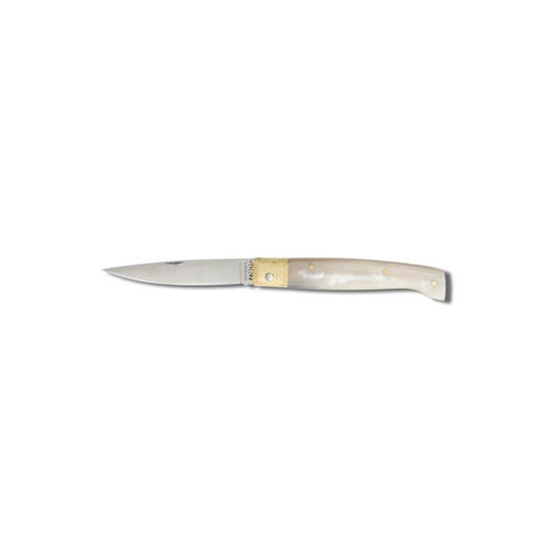 Coltello tascabile con manico in corno - 5307 Series - COLTELLERIE BERTI - con lama in acciaio