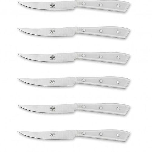 Coltello da bistecca con manico in PMMA - 8 Series - COLTELLERIE BERTI - con lama in acciaio inossidabile