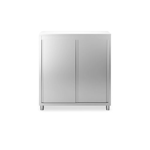Mobile alto per cucina contemporaneo - TULS - in acciaio inossidabile / contract / per forno