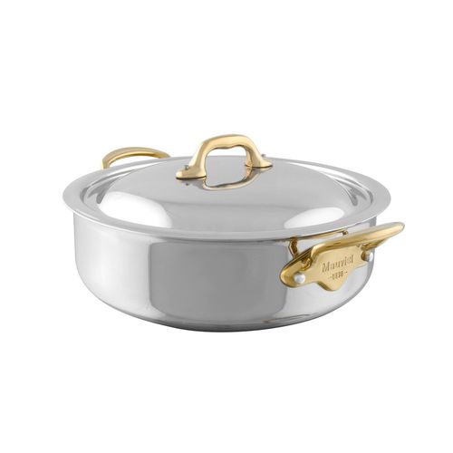 Marmitta professionale - Rondeau M'COOK Bronze - MAUVIEL1830 - per uso residenziale