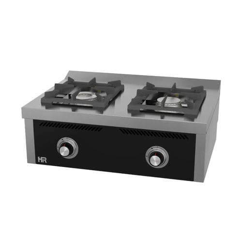 Piano cottura a gas - C2F600S - FAINCA HR - per cucina professionale / 2 fuochi / da appoggio