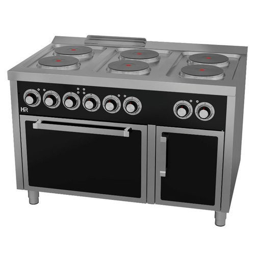 Blocco cottura elettrico - CE6P750H - FAINCA HR - professionale / 6 fuochi / 1 forno