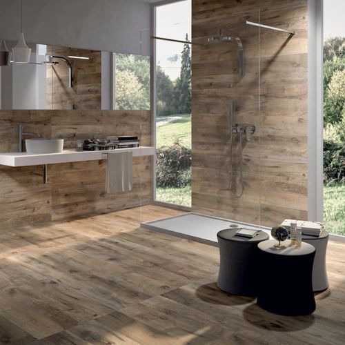 Piastrella in gres porcellanato - DAKOTA - FLAVIKER Contemporary Eco Ceramics - opaca / strutturata / da interno