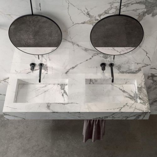 Piastrella in gres porcellanato - SUPREME EVO - FLAVIKER Contemporary Eco Ceramics - levigata / finitura naturale / anticato