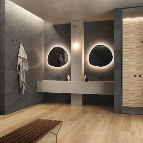 Piastrella in gres porcellanato - FOUR SEASONS - FLAVIKER Contemporary Eco Ceramics - opaca / finitura naturale / da interno