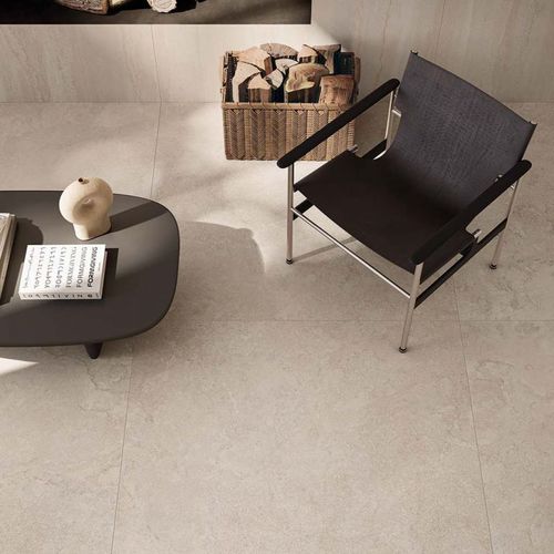 Piastrella in pietra calcarea - DOUBLE - FLAVIKER Contemporary Eco Ceramics - opaca / lucida / finitura pietra
