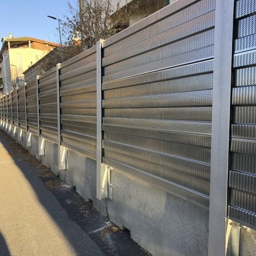 Barriera antirumore con pannelli modulari - INSA NJ - Insametal - prefabbricata / mobile / in calcestruzzo prefabbricato