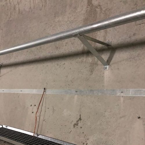 Corrimano in acciaio galvanizzato - INSA F602 - Insametal