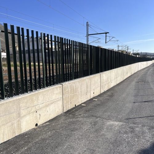 Recinzione a sbarre - M ADIF - Insametal - per strade / per spazio pubblico / in acciaio galvanizzato
