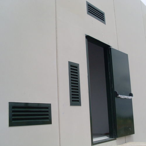 Griglia di ventilazione in acciaio galvanizzato - Insametal - rettangolare / per esterni / professionale
