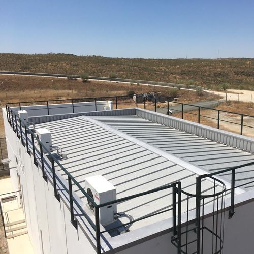 Ringhiera in acciaio galvanizzato - Insametal - a sbarre / da esterno / per tetti