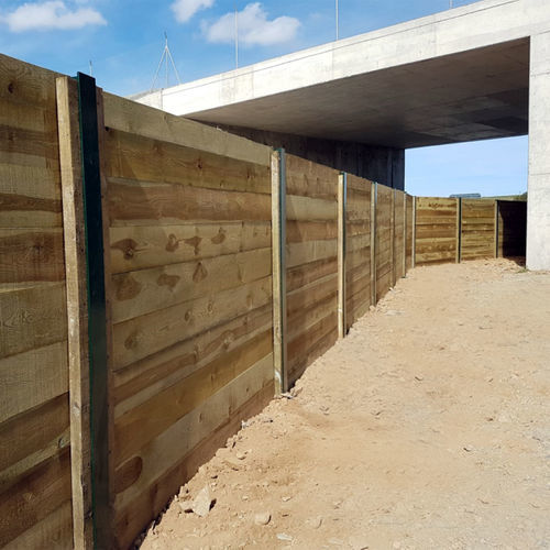 Recinzione a pannelli - INSA VP-01 - Insametal - per strade / in legno / dritta
