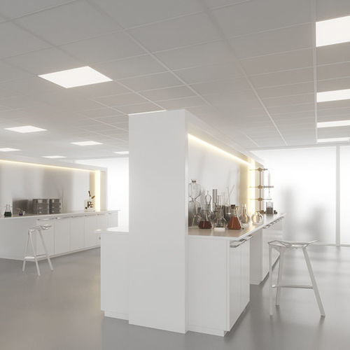 Controsoffitto in fibra minerale - HYGENA  - Knauf Ceiling Solutions - a quadrotte / da interno / acustico