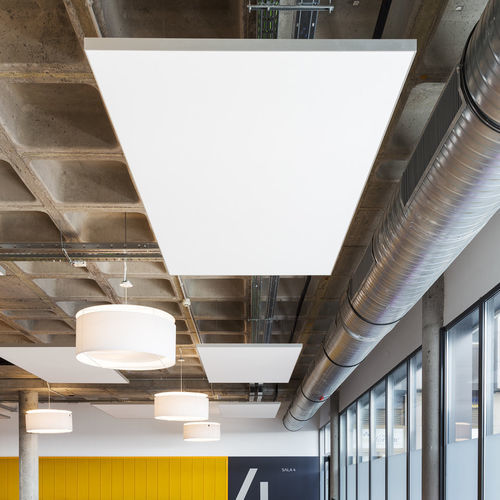 Pannello acustico per soffitto - Sonic Line - Knauf Ceiling Solutions - sospeso / in lana minerale / rettangolare
