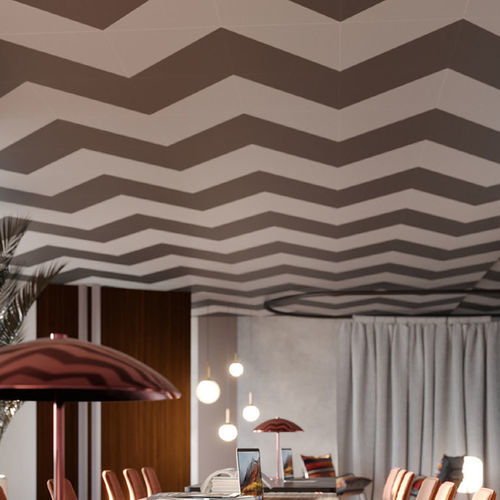 Controsoffitto in metallo - Creative - Knauf Ceiling Solutions - a quadrotte / per ufficio / da interno