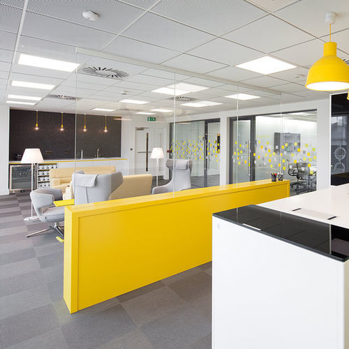 Controsoffitto in tessuto - Armstrong MESH, Tegular, MicroLook - Knauf Ceiling Solutions - a quadrotte / da interno / idrofugo