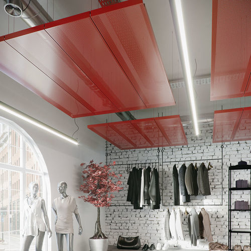 Controsoffitto in tessuto - MESH Sky MT - Knauf Ceiling Solutions - in pannelli / da interno / decorativo