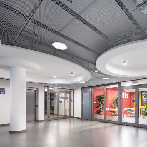 Controsoffitto in tessuto - Armstrong MESH R-Clip - Knauf Ceiling Solutions - in pannelli / da interno / idrofugo
