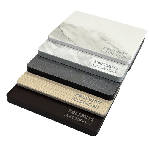 Laminato decorativo a tinta unita - 同芯板（全色板） - Changzhou Zhongtian Fire-proof Decorative Sheets Co., Ltd. - aspetto legno / aspetto metallico / colorato