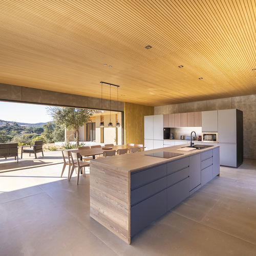 Pannello con scanalature - PANNEAU CHÊNE RAINURÉ - MISTRAL PANELS - di rivestimento / per interni / per soffitto