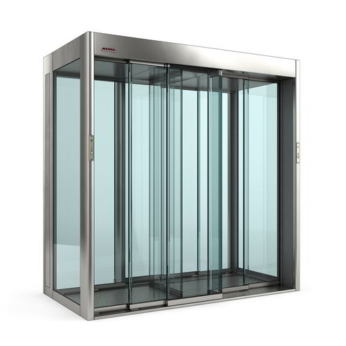 Bussola di sicurezza per controllo accessi - Multitransito Light - Saima Sicurezza SpA - vetrata