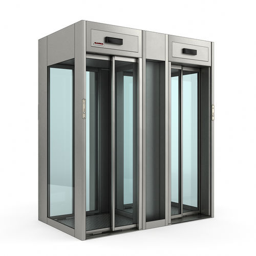 Bussola di sicurezza per controllo accessi - SecurTransLock - Saima Sicurezza SpA - vetrata
