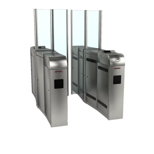 Varco rapido per controllo accesso - Pass 256/297 - Saima Sicurezza SpA - in vetro / in acciaio inossidabile