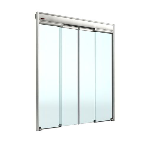 Porta d'ingresso - Securlight 313 - Saima Sicurezza SpA - in vetro / scorrevole / contemporanea