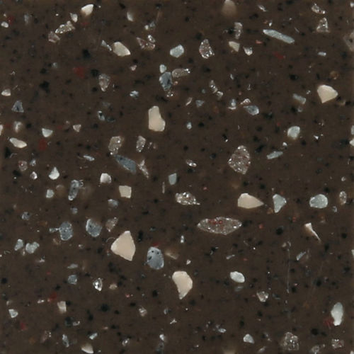 Lastra in pietra in Solid Surface - Cocoa MA8833 - Kaiping Fuliya Industrial Co., Ltd. - per pavimento / a muro / per rivestimento di facciata