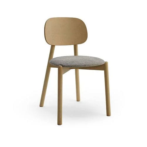 Sedia contemporanea - Pigreco 2 - Glam_ee by Emmeti - da interno / in tessuto / in legno compensato