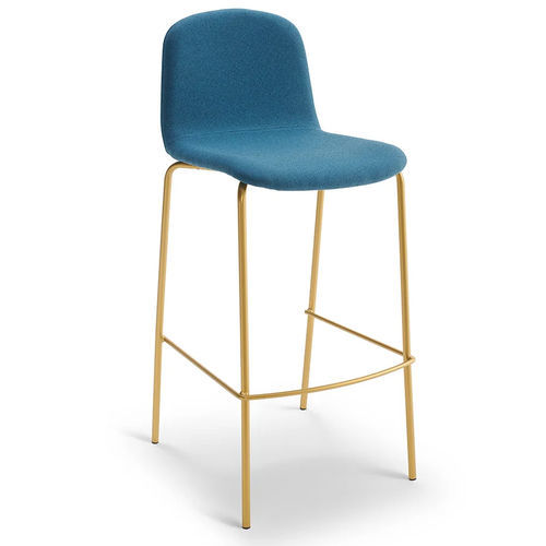 Sedia alta contemporanea - Shape - Glam_ee by Emmeti - da interno / in tessuto / con supporto in metallo verniciato