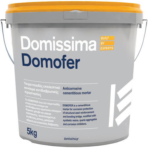 Malta da restauro - DOMOFER - Domissima S.A. - anticorrosione / per calcestruzzo / resina sintetica