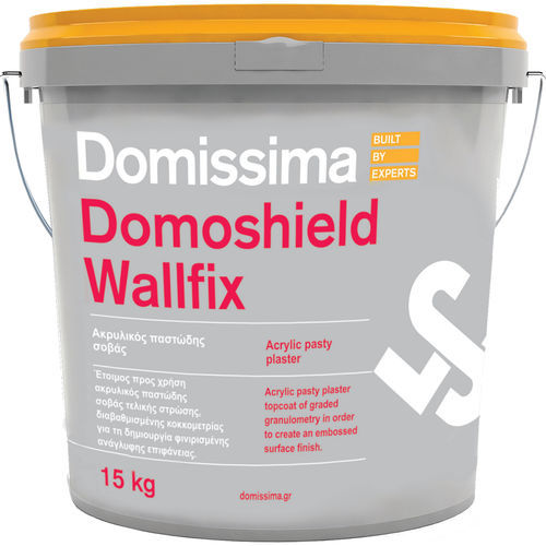 Colla in pasta di isolamento - DOMOSHIELD WALLFIX - Domissima S.A. - in acrilico / per cartongesso / per cemento