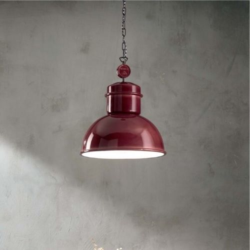 Lampada a sospensione - ENGINE - Ondaluce - in metallo verniciato / in ceramica smaltata / contemporanea