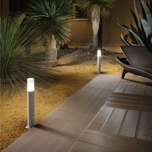 Lampioncino da giardino - POU - Ondaluce - contemporaneo / in alluminio / in policarbonato