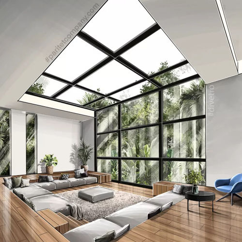 Lucernario per tetto - WINTER GARDENS - PARITET LLC - con cornice di supporto in lamiera / in vetro / in metallo
