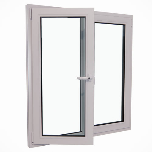 Finestra in vetro - PARITET LLC - in PVC / a battente / fissa