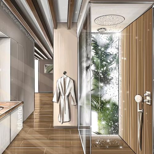 Pannello in vetro trasparente - PARITET LLC - per parete / per doccia / per stanza da bagno