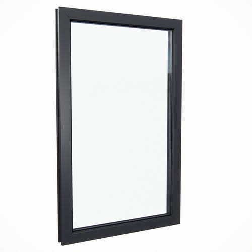 Finestra in vetro - PARITET LLC - in PVC / fissa / a doppi vetri