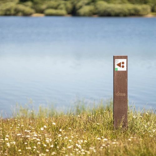 Palina segnaletica di lunga durata - CYCLIN' CENTERS - Floema - per ciclisti / in plastica riciclata