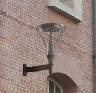 Braccio per lampione stradale moderno in acciaio galvanizzato - LUXEM - ECLATEC International