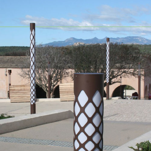 Colonna luminosa contemporanea - KEO/KEA - ECLATEC International - in policarbonato / in alluminio verniciato / LED