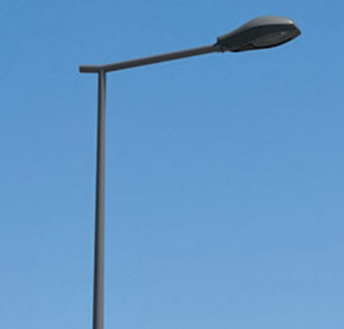 Braccio per lampione stradale moderno in acciaio con rivestimento a polvere - KARMA - ECLATEC International