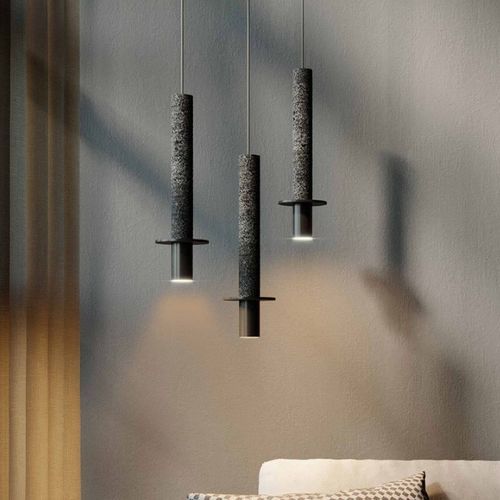 Lampada a sospensione - RITA - Robin Lamps - in ferro / in calcestruzzo / contemporanea