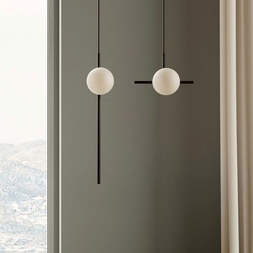 Lampada a sospensione - ROXANNE - Robin Lamps - in opalina / contemporanea / con cavo