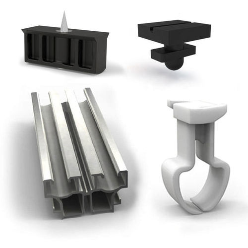 Sistema di fissaggio in plastica - TECH CUBE - Exterpark - in alluminio / per solaio / per esterni