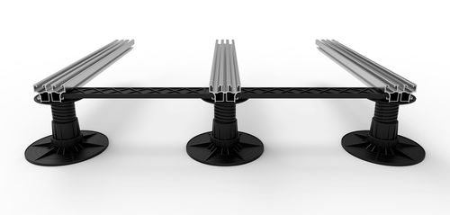 Sistema di fissaggio in plastica - CROSS JOIST - Exterpark - per esterni / per solaio / per pavimento sopraelevato
